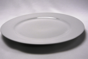 Buffet White China Plate 12