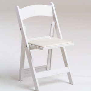 Garden White - Padded Seat