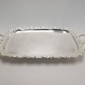 Oblong Silver Tray 18x24